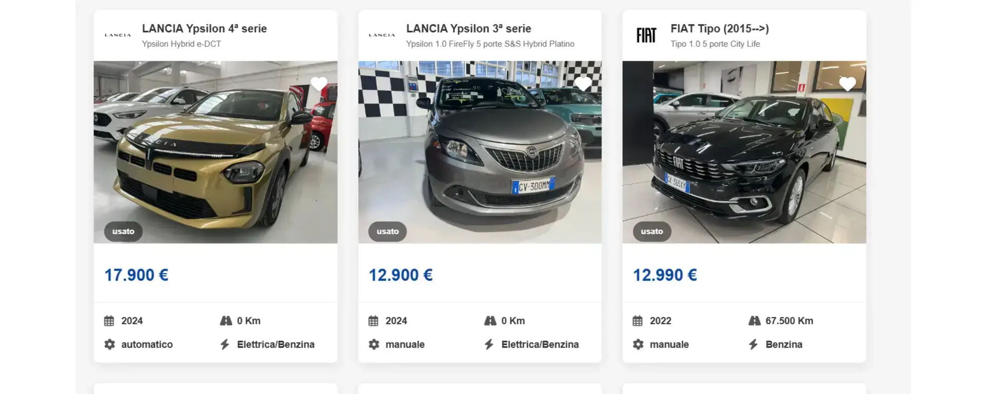 Scopri il Parco Auto di Panero Auto