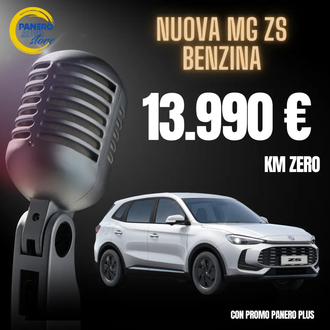 Scopri la nuova MG ZS da Panero Auto