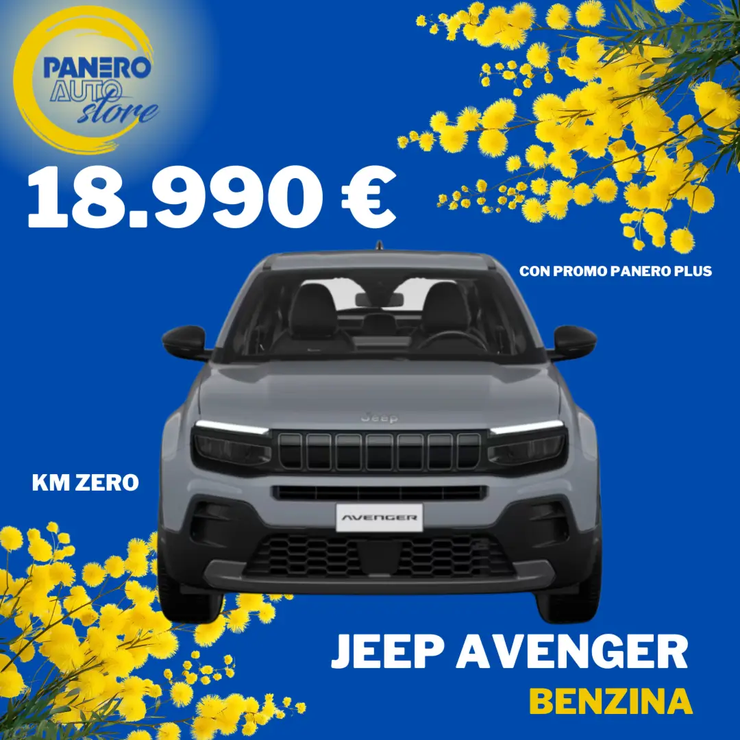 Jeep Avenger da Panero Auto a Torino e Beinasco