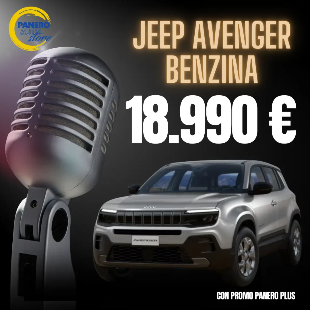 Jeep Avenger da Panero Auto a Torino e Beinasco