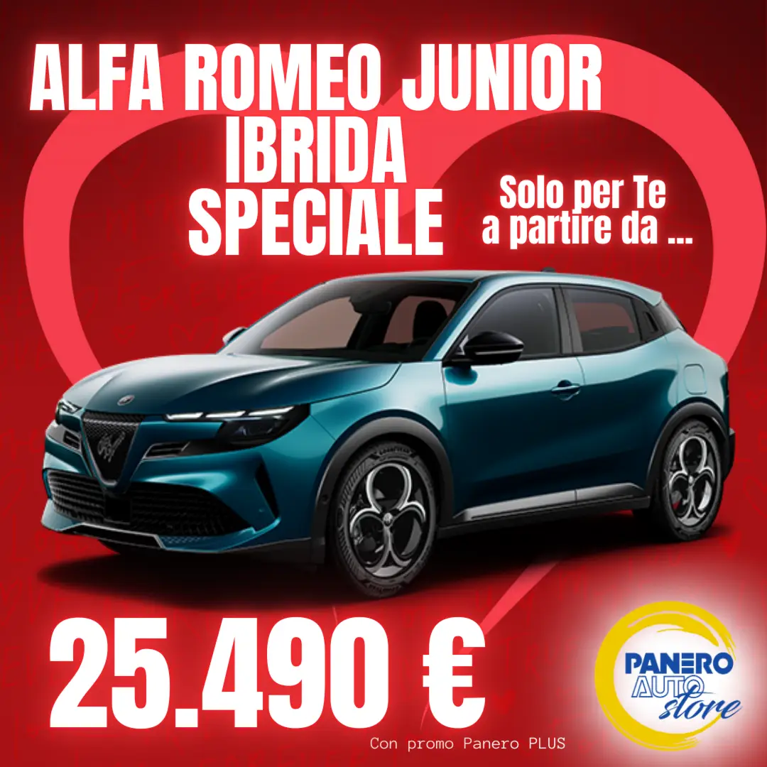Alfa Romeo Junior Ibrida da Panero Auto a partire da 25.490€