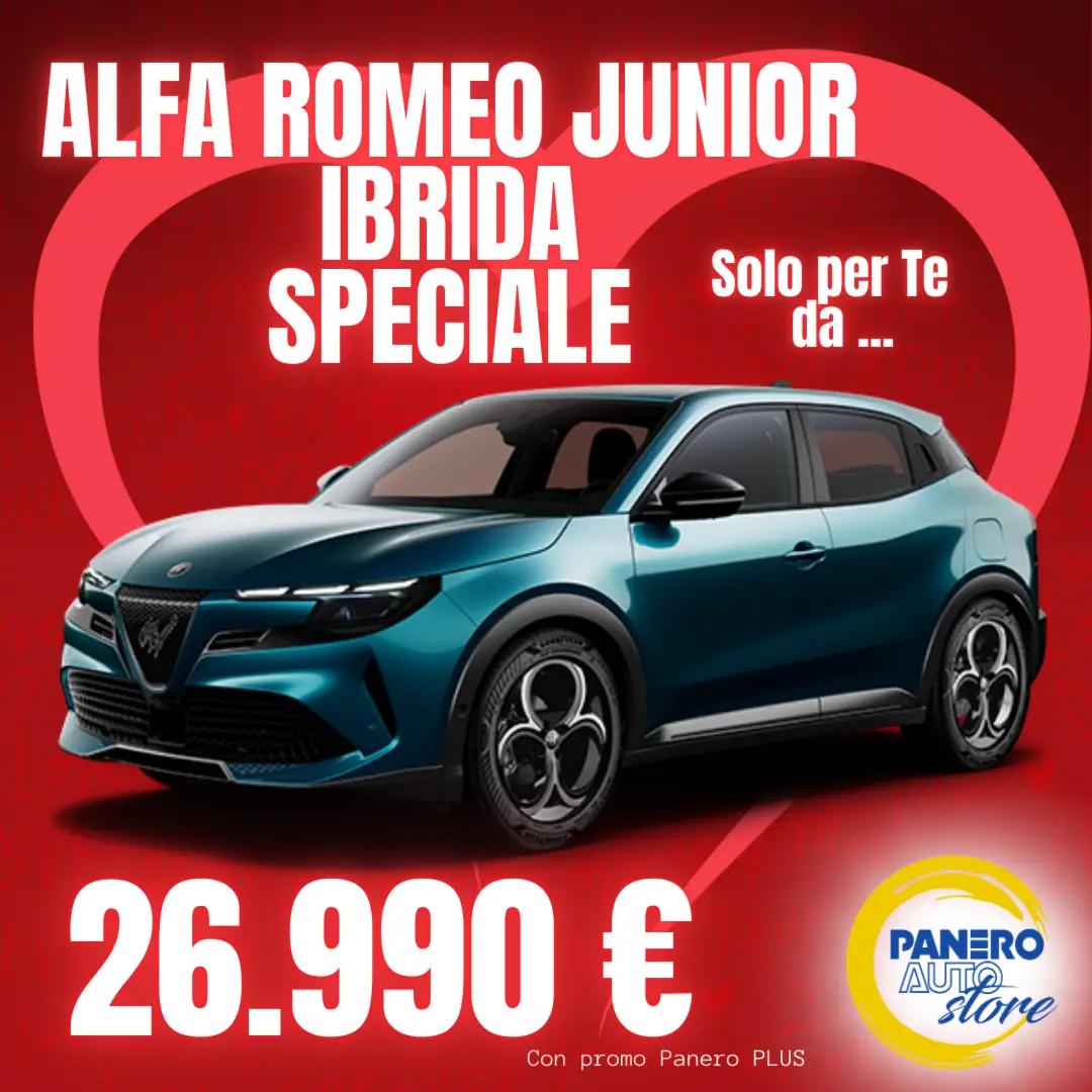 Alfa Romeo Junior Ibrida da Panero Auto a partire da 26.990€