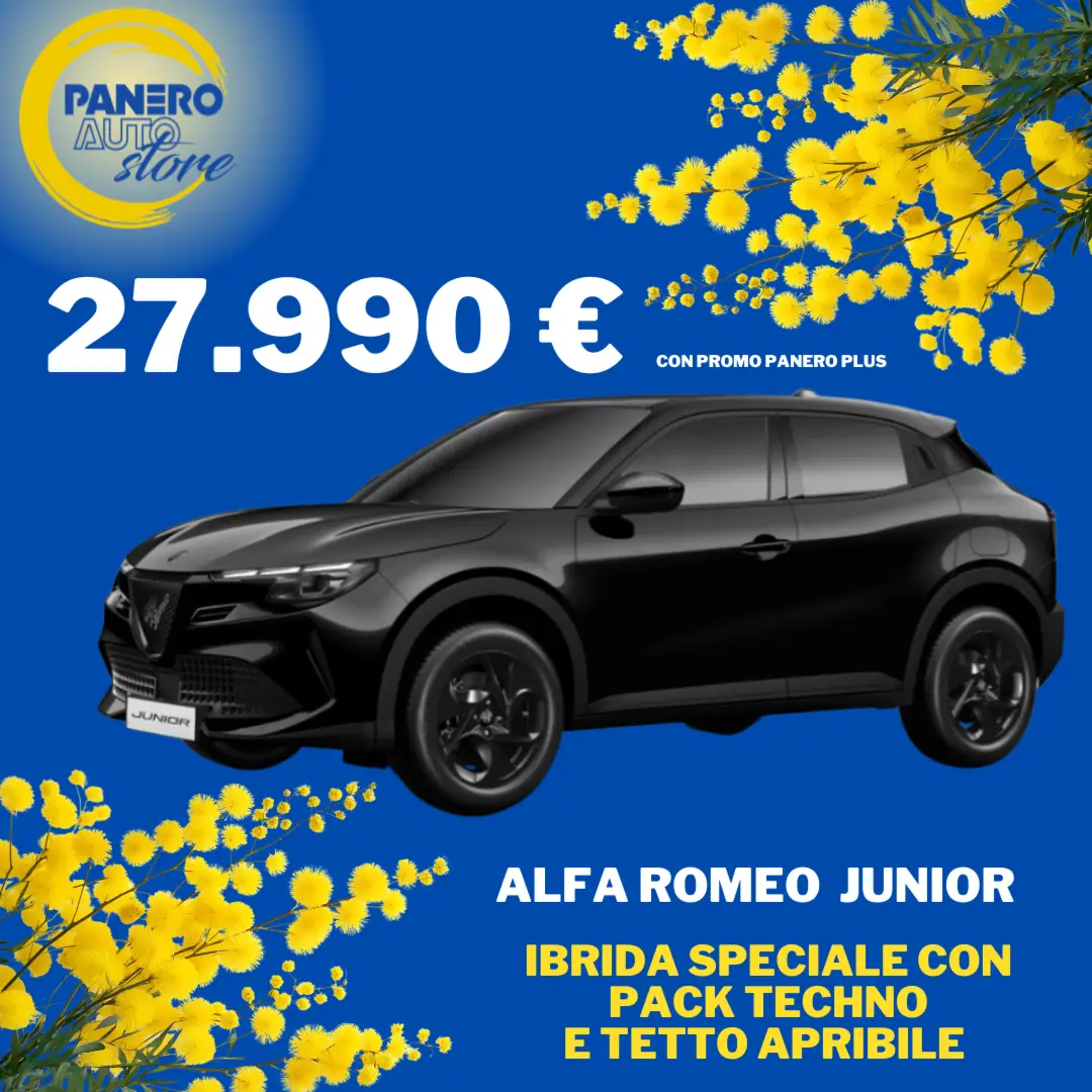 Alfa Romeo Junior Ibrida da Panero Auto a partire da 27.990€