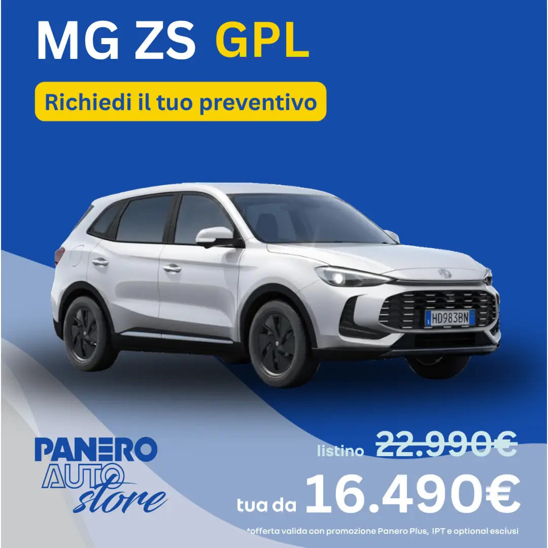 MG ZS GPL tua da 16.490€