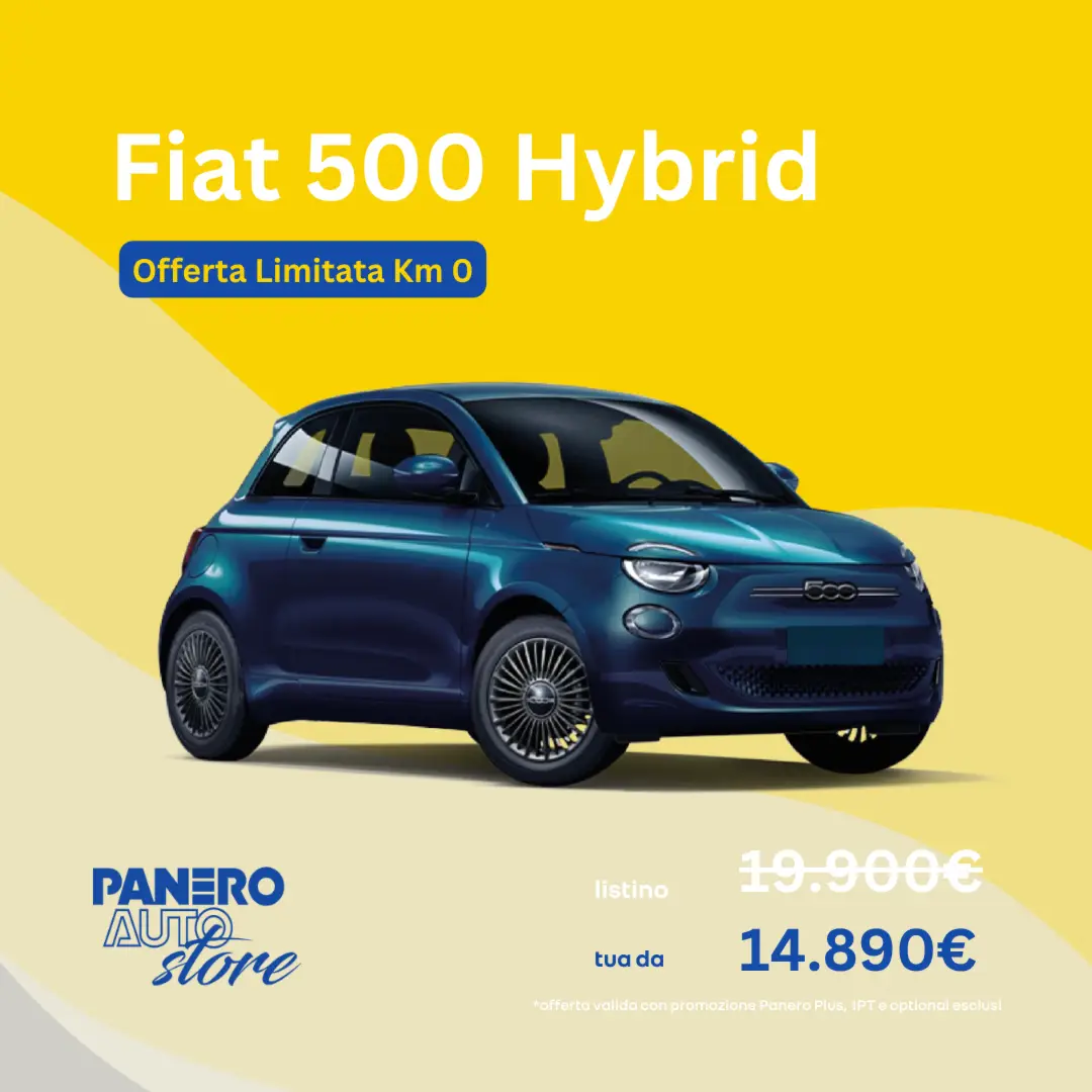 Fiat 500 Hybrid a Torino e Beinasco