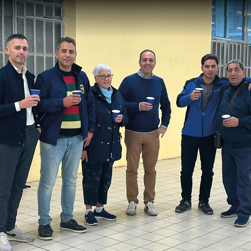 Il team Panero, professionisti dell’automotive, nella sede della concessionaria multimarca di Torino e Beinasco.